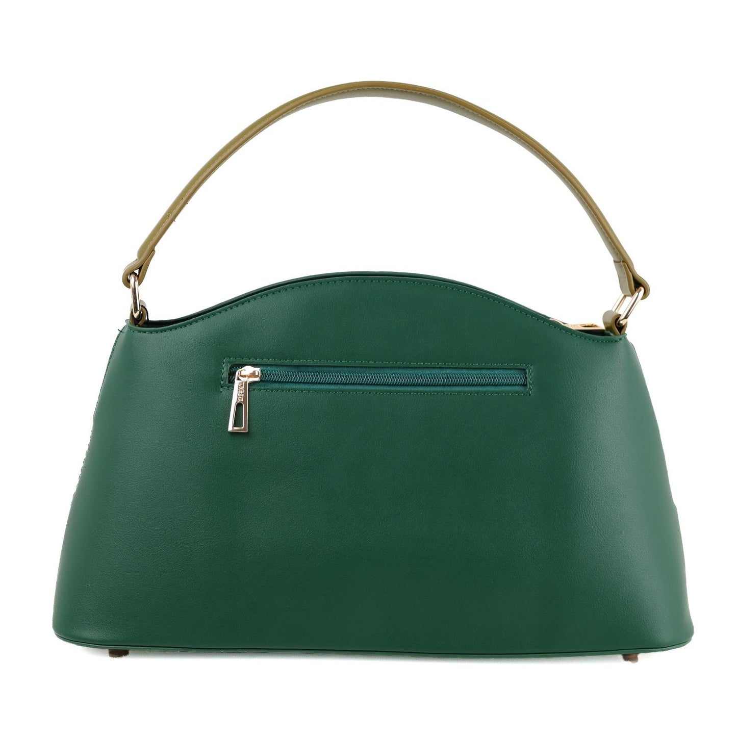 Sac à Main Femme en Cuir TOM & EVA – Bicolore Vert et Olive #TE1034