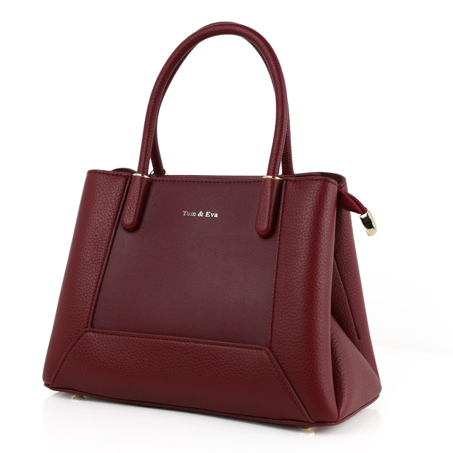 Sac à Main Femme en Cuir TOM & EVA – Bordeaux #TE1030