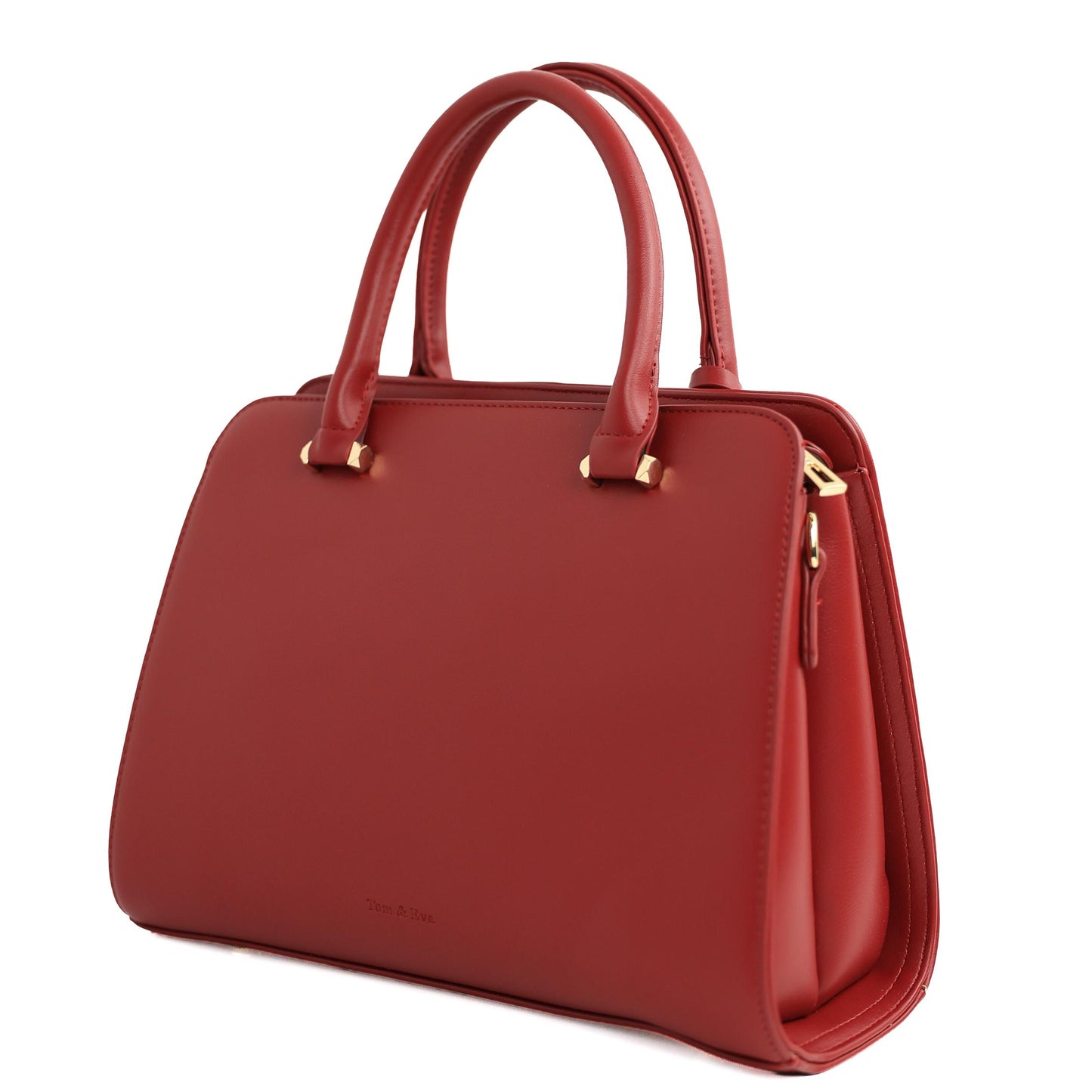 Sac à Main Femme en Cuir TOM & EVA – Bordeaux #TE1024