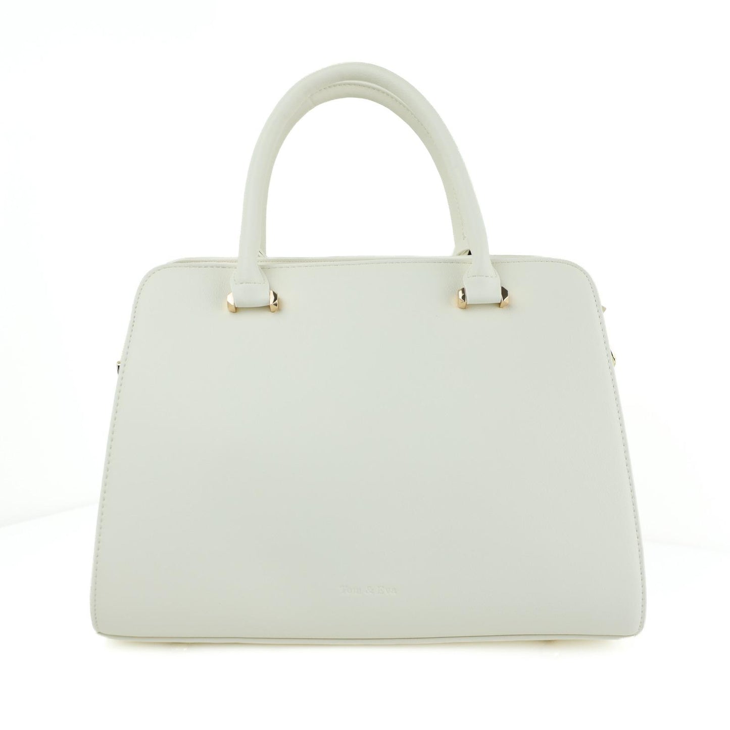 Sac à Main Femme en Cuir TOM & EVA – Blanc Cassé #TE1038