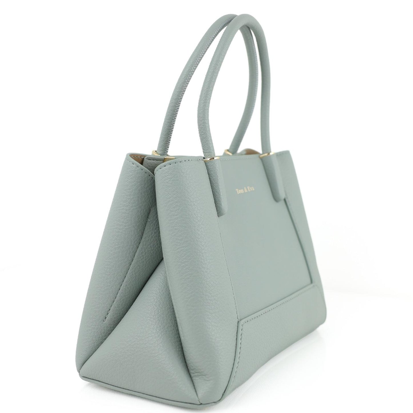 Sac à Main Femme en Cuir TOM & EVA – Bleu Glacier #TE1035